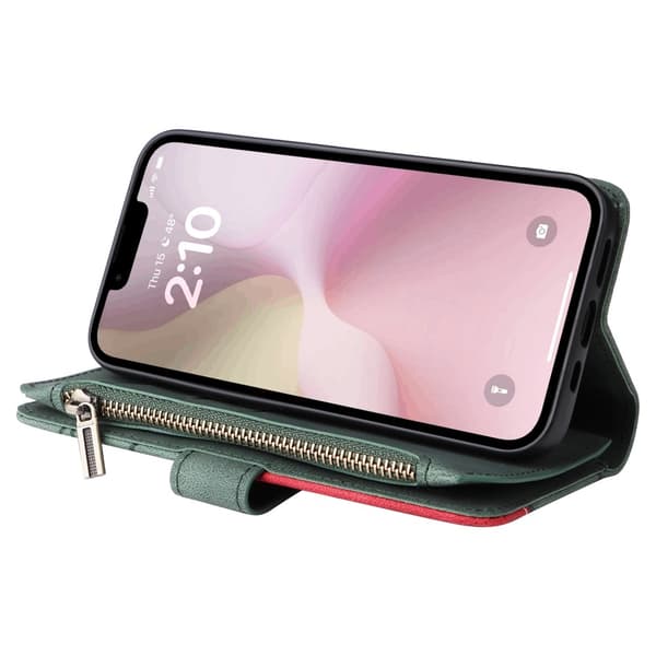 KT multifunktions-serie-5 til iPhone 17e / 16e telefonetui Green