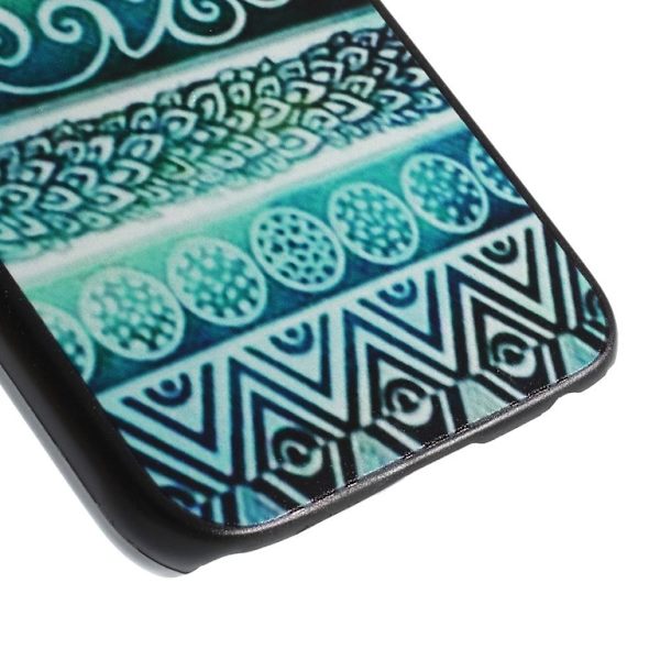 Samsung Galaxy S6 Hard Case skal Tribal Style Pattern Purple