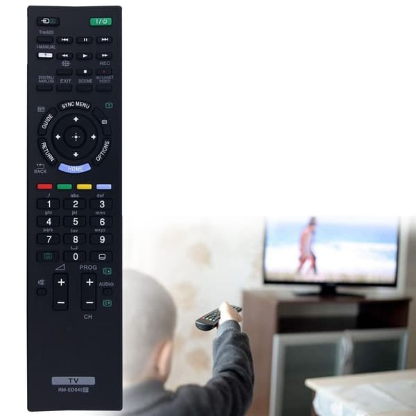 Fjärrkontroll Ersättning för RM-ED045 För Sony TV Svart