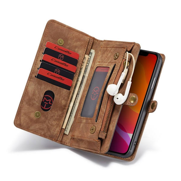 iPhone 11 Pro Max CASEME Split Wallet Case - Brown Brown