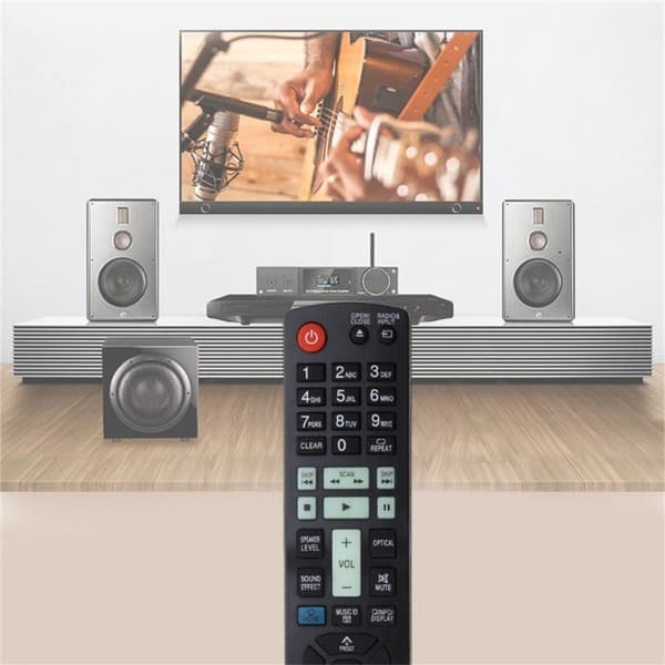 Fjernkontrollerstatning for AKB73275501 for LG Blu-ray DVD-spiller Black