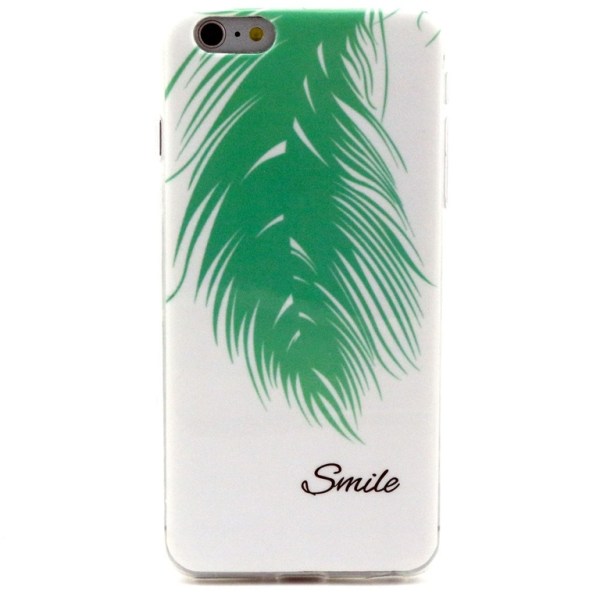 Iphone 6/6S 4.7" TPU Skal Green Leaf