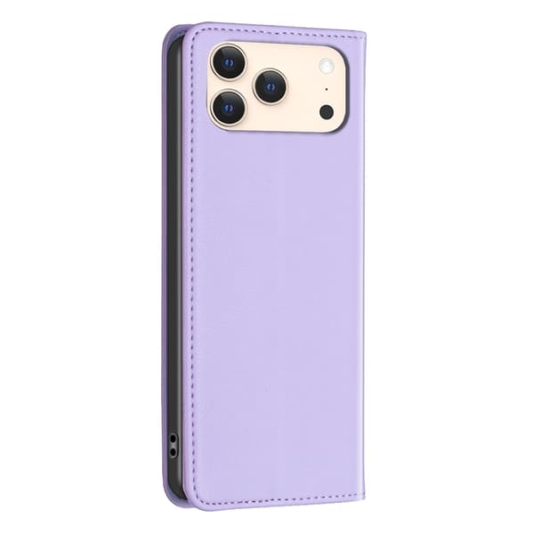 BINFEN COLOR Telefoncover med støtteben til iPhone 18 Pro / 17 Pro Purple