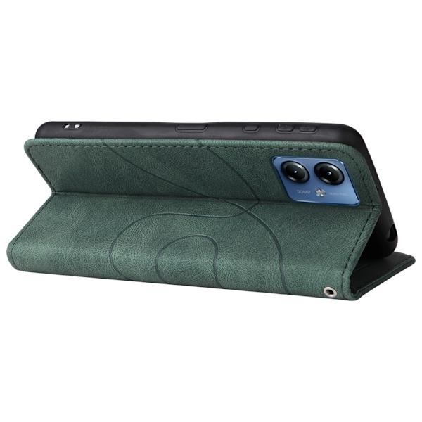 Til Motorola Moto G14 KT-serie-1 dobbeltfarve Green
