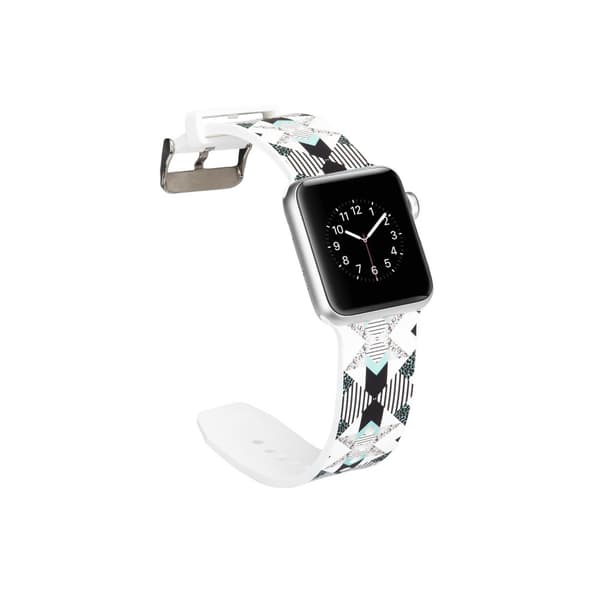 Silikon klokkerem til Apple Watch 4 40mm, 3/2/1 38mm - Vertikal stripe Multicolor