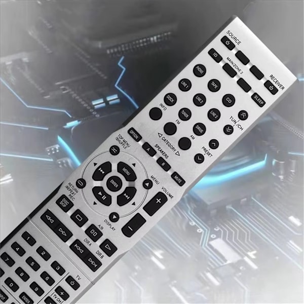 Fjernkontroll erstatning for RAX25 For Yamaha Sound Receiver Grey