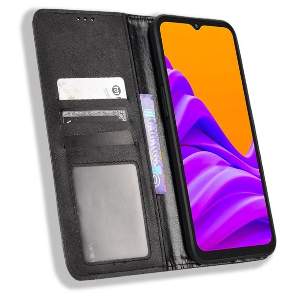 Wallet Stand Flip-telefonetui til Samsung Galaxy Xcover 6 Pro 5G Black