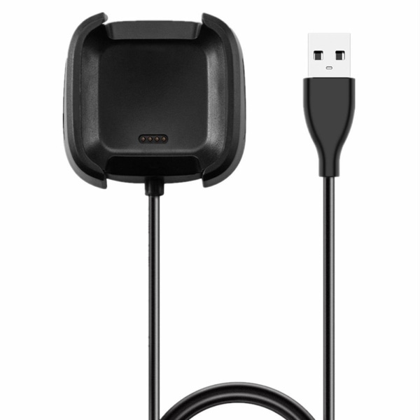 Fitbit Versa 2 USB Laddningskabel docka Svart