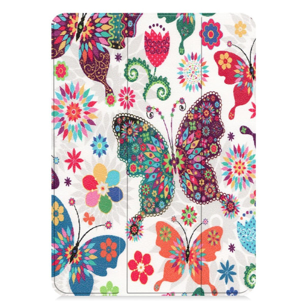 iPad Pro 11 (2018) Slim fit tri-fold fodral - Colorful Butterfly multifärg