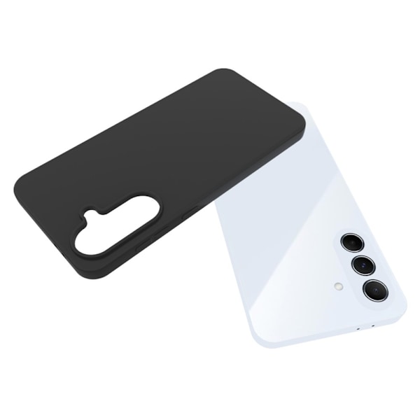 Til Samsung Galaxy A56 Case TPU Cover Bagside - Sort Black