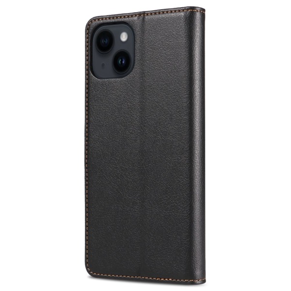 Till iPhone 15 Retro Plånboksfodral / Fodral - Svart Svart
