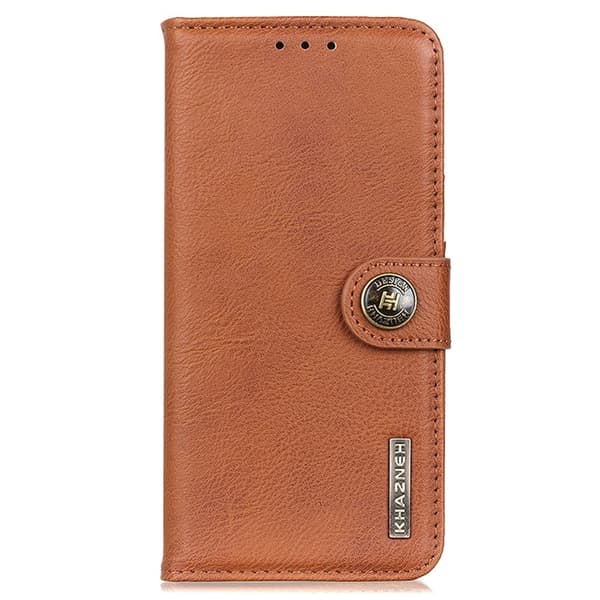 KHAZNEH Samsung Galaxy A35 Plånboksfodral Brun