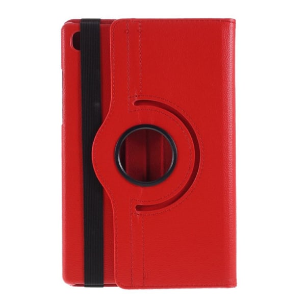 Litchi Case Roterende Stander Samsung Galaxy Tab A7 10.4 (2020) Red