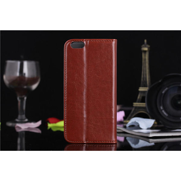 Iphone 6 4.7" Plånboksfodral Flera Färger Brun