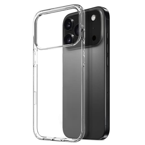 NORTHJO För iPhone 17 Pro Max TPU Skal + Härdat Glas Transparent