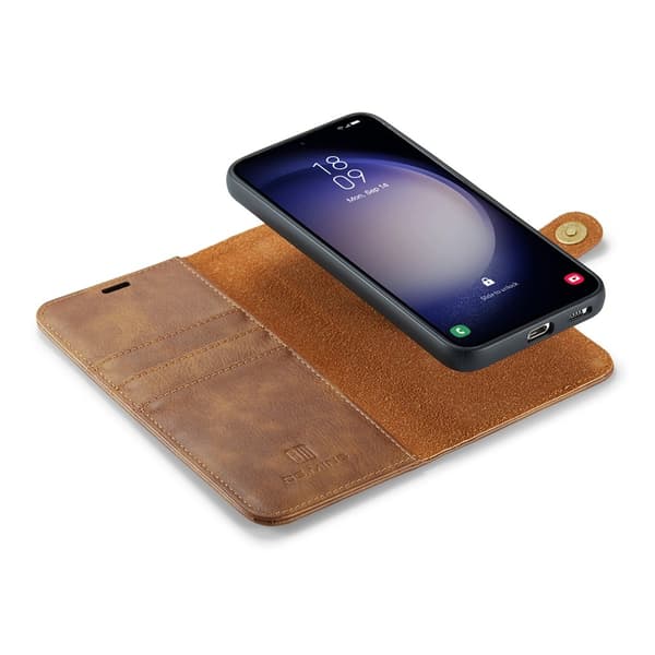 DG.MING 2 i 1 Plånboksfodral till Samsung Galaxy S26 brun