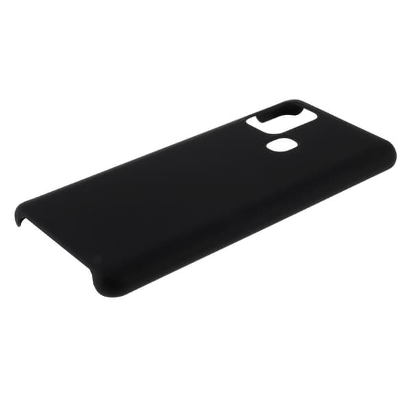 Samsung Galaxy A21s Gummiert Hardplastcover - Sort Black