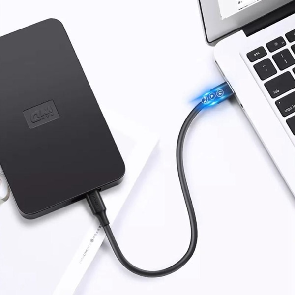 2m USB-A Hane till 5Pin Mini-USB Hane Dataöverföring Laddning Black