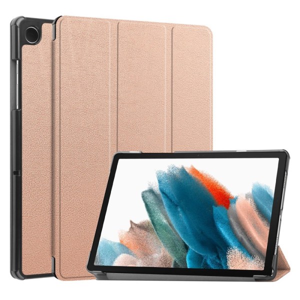 Trifoldet stativetui til Samsung Galaxy Tab A9 8.7" Pink gold