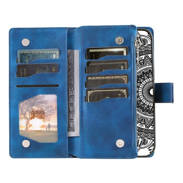 Til Xiaomi 17T Pungcover Mandala Blue