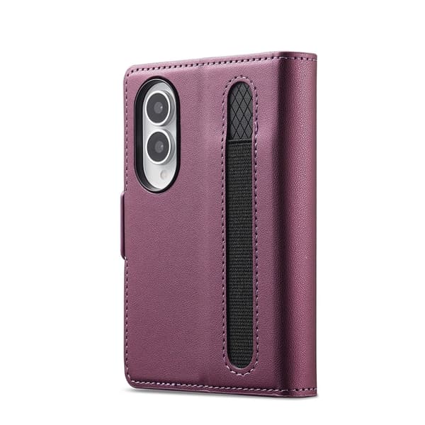 LC.IMEEKE Telefonplånboksfodral med stöd till Samsung Galaxy Z Fold8 Lila