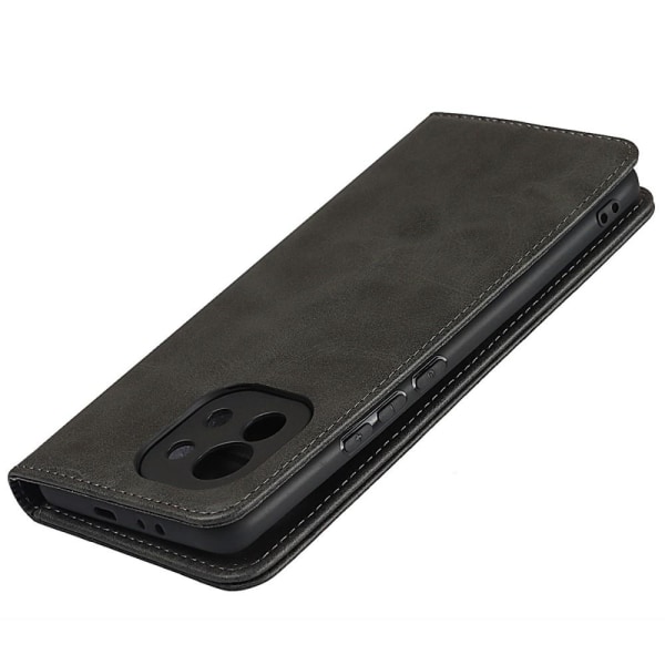 Automaattisesti imeytyvä lompakkonahkainen kotelo Xiaomi Mi 11: lle - musta Black