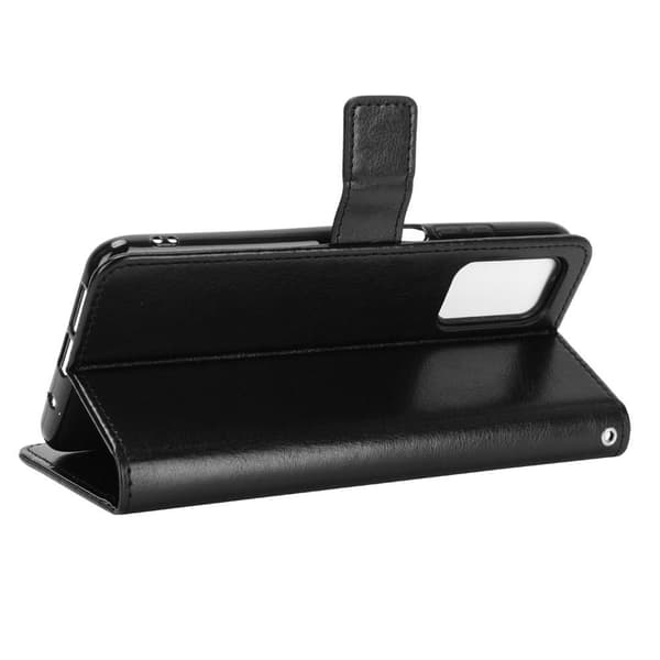 Till Xiaomi Redmi 9T Plånboksfodral Crazy Horse Svart