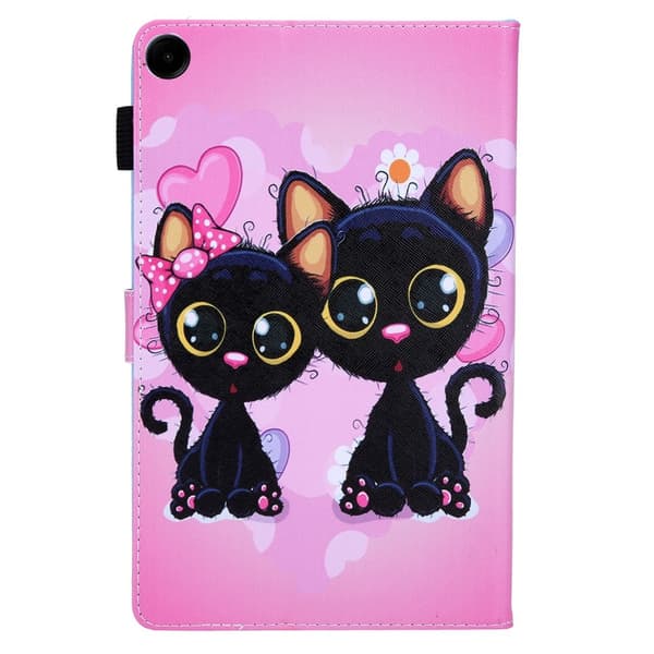 Flip-etui for Samsung Galaxy Tab A9 med PU-lær og mønster, tablettdeksel Multicolor