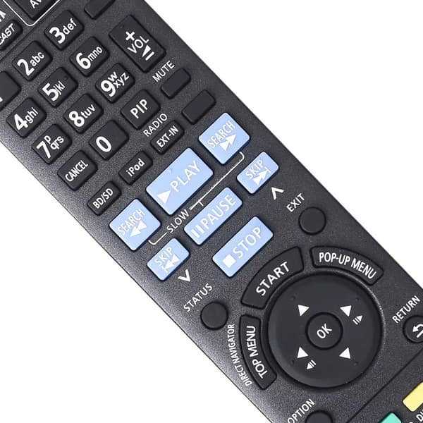 Fjärrkontroll Ersättning för N2QAKB000090 För Panasonic Audio Player Svart