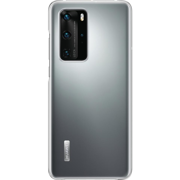 Huawei P40 Pro Clear Case Original - Läpinäkyvä Transparent