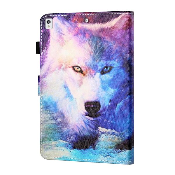 iPadille 10.2 (2021)/(2020)/(2019) Tabletin suojakotelo - Wolf Multicolor