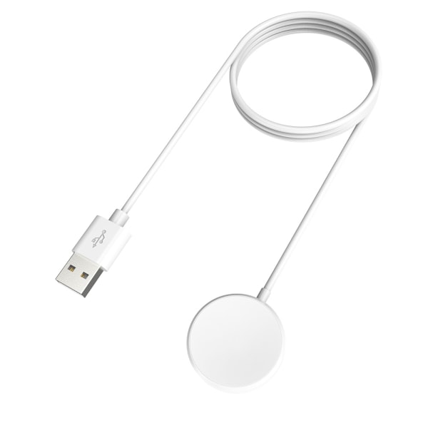 Laddare för Samsung Galaxy Watch 6 5 4 Classic 3 Active Vit
