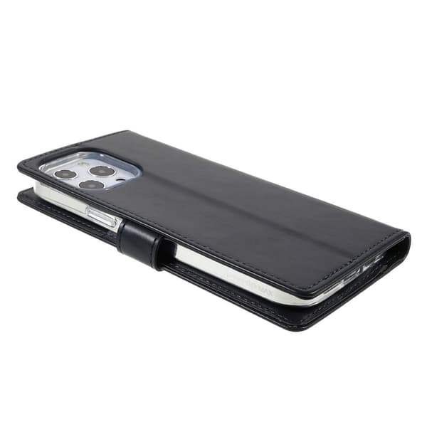 MERCURY GOOSPERY Blue Moon Lommebokveske iPhone 13 Pro Max Svart Black