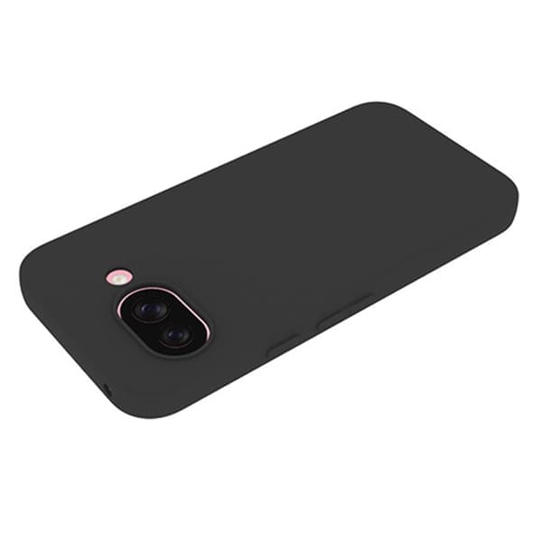 Cover til Google Pixel 9a mat finish blødt TPU-telefoncover Black