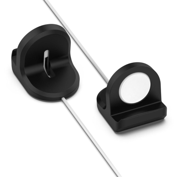 För Google Pixel Watch Laddningsställ Laddningshållare Svart