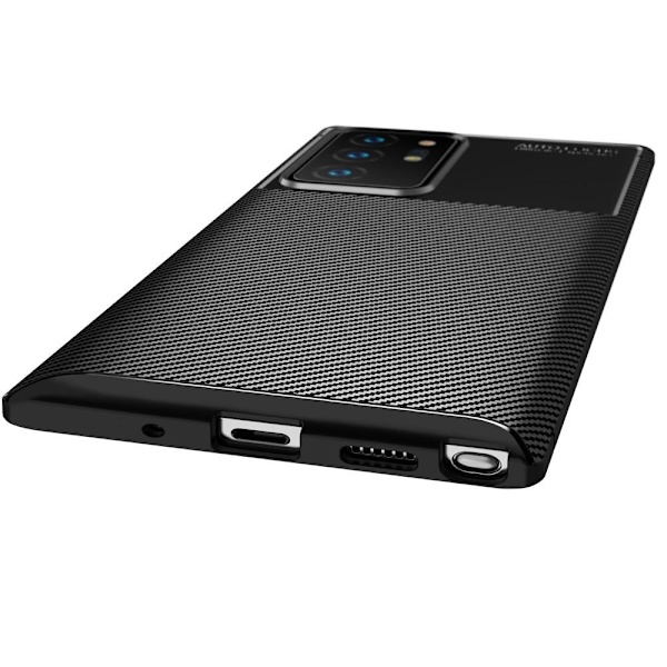 Samsung Galaxy Note 20 Ultra Karbon fiber Texture Skal Svart