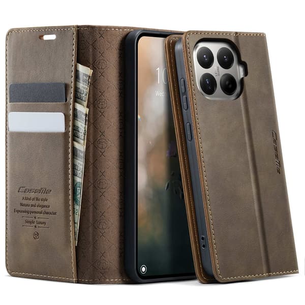 CASEME Til Xiaomi 17T Pungcover Brown