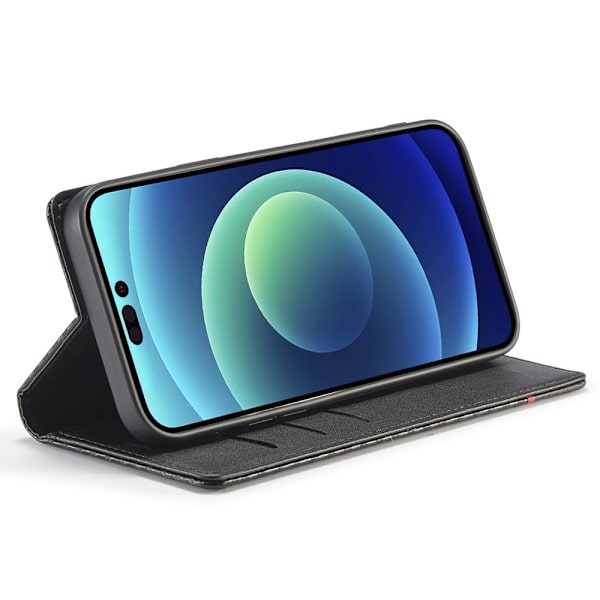 LC.IMEEKE Pung Taske til iPhone 15 Pro Max - Sort Black