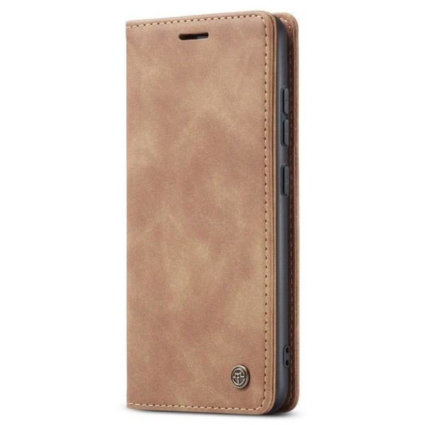 CASEME Retro Wallet Case for Samsung Galaxy S22 Plus - Brown Brown