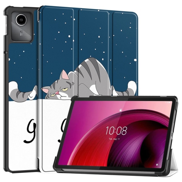 Lenovo Tab M11 kolminkertainen jalustan kansi - Cat Multicolor