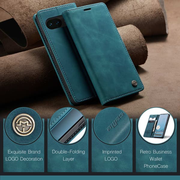 CASEME For Google Pixel 10A Etui med Stativ Blue