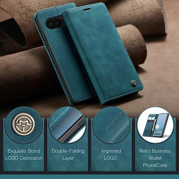 CASEME Til Google Pixel 10A Etui Stativ Telefon Cover Blue