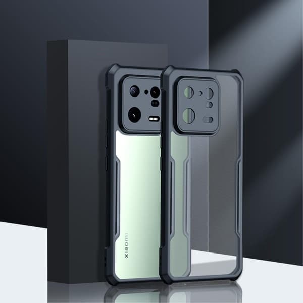 XUNDD Bakdeksel for Xiaomi 13 Pro Akryl+TPU Telefonveske Black