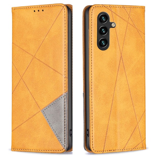 BINFEN COLOR Samsung Galaxy A56  Iskunkestävä Lompakkokotelo Brown