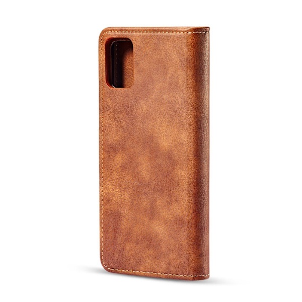 DG.MING Samsung Galaxy A51 Split Lommebok - deksel I Lær - Brun Brown