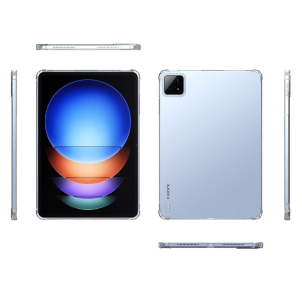 Til Xiaomi Pad 6S Pro 12.4 -TPU Klar Matteret Tablet-Taske Transparent