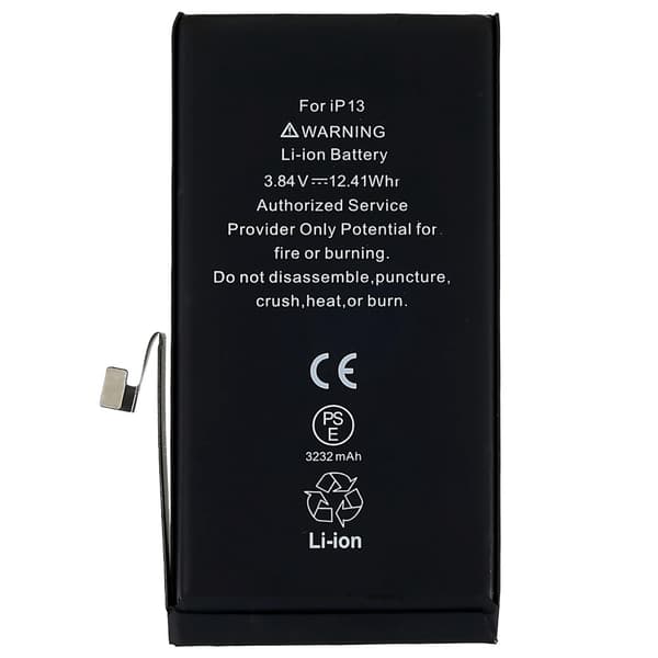 iPhone 13 3.84V 3232mAh ladattavalle Li - polymeeriakulle Black