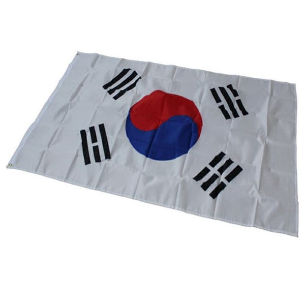 Sør-Korea Flagg 90x150 cm banner utendørs innendørs festdekorasjon Red