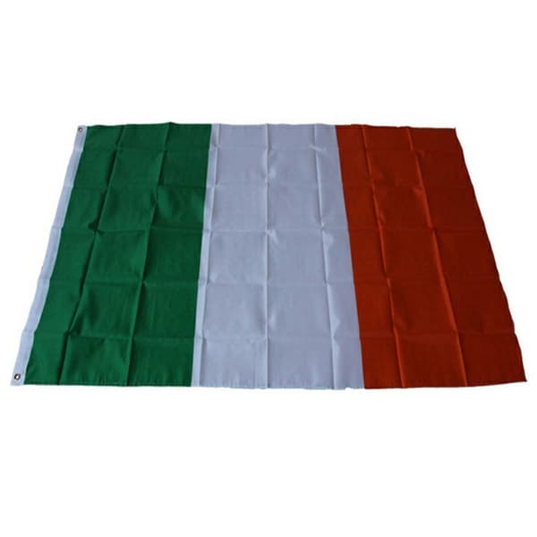 Irland Flagg 90x150 cm banner utendørs innendørs festdekorasjon White
