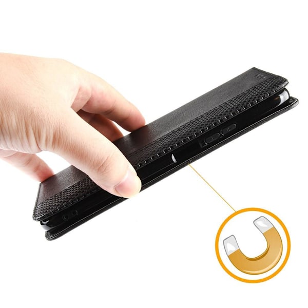 Wallet Stand Flip Phone Case til Nokia G11/Nokia G21 - Sort Black